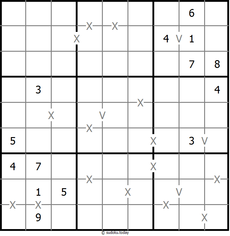 Sudoku XV (totalmente marcado)