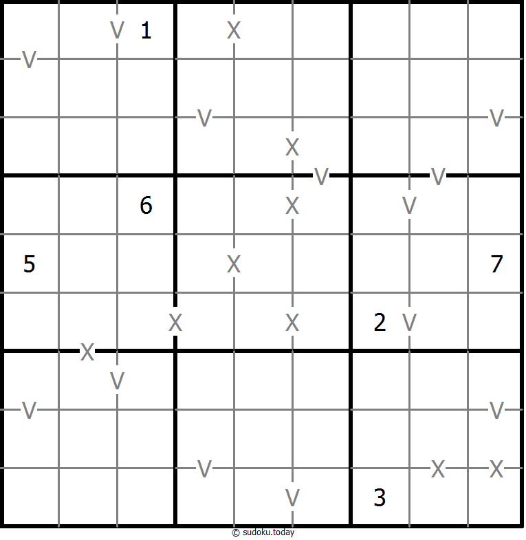 Sudoku XV (totalmente marcado)