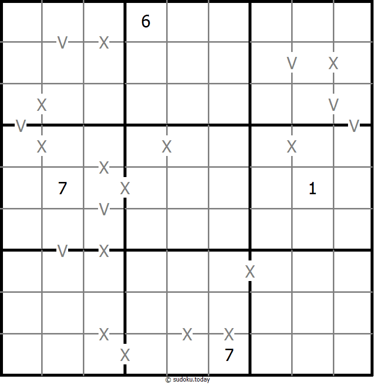 Sudoku XV (totalmente marcado)