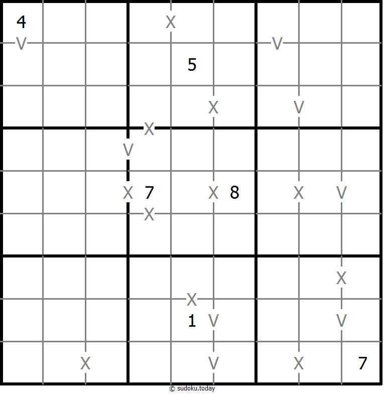 Sudoku XV (totalmente marcado)