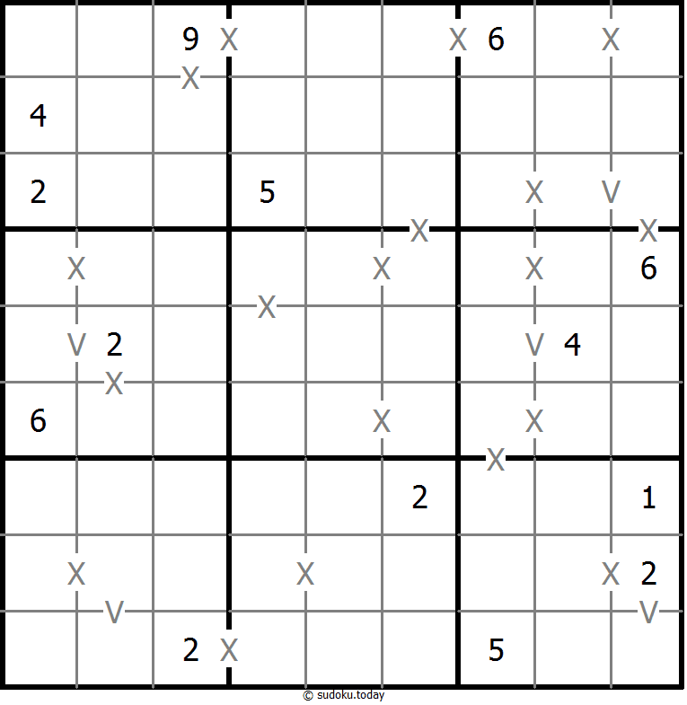 Sudoku XV (totalmente marcado)