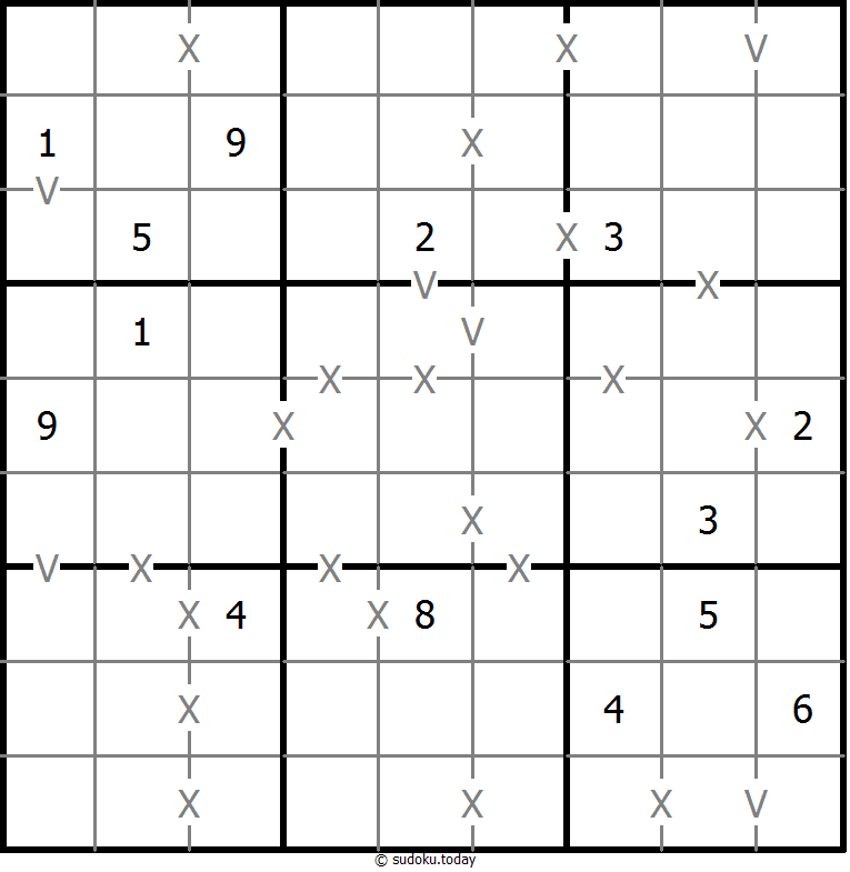 Sudoku XV (totalmente marcado)