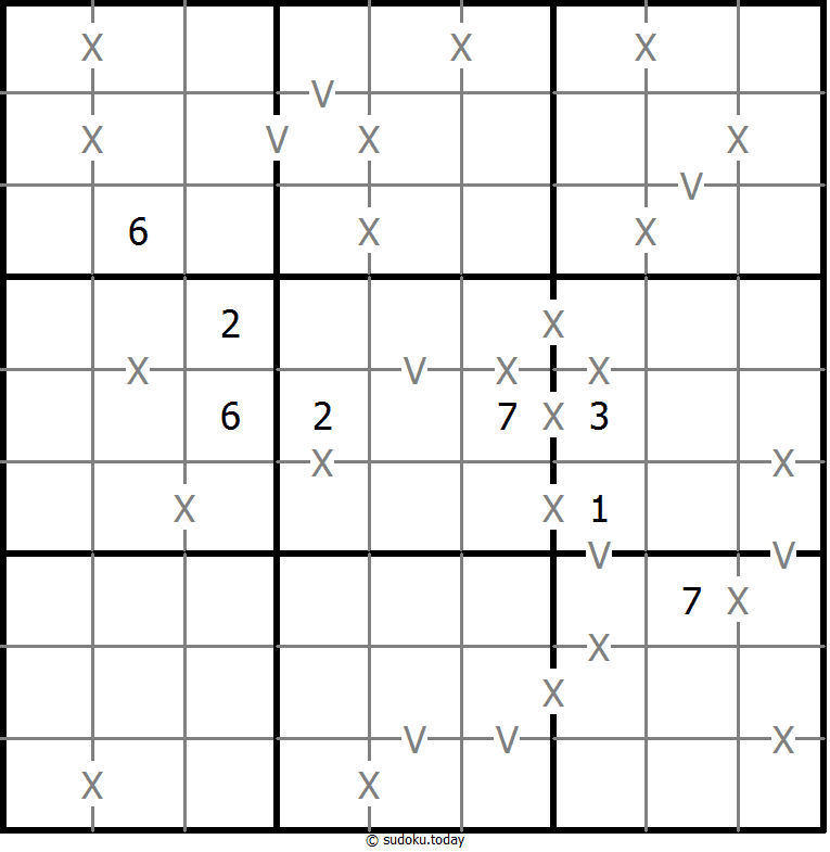Sudoku XV (totalmente marcado)