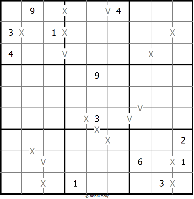 Sudoku XV (totalmente marcado)