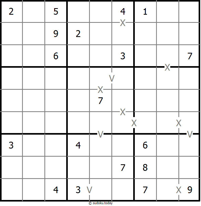 Sudoku XV (no totalmente marcado)