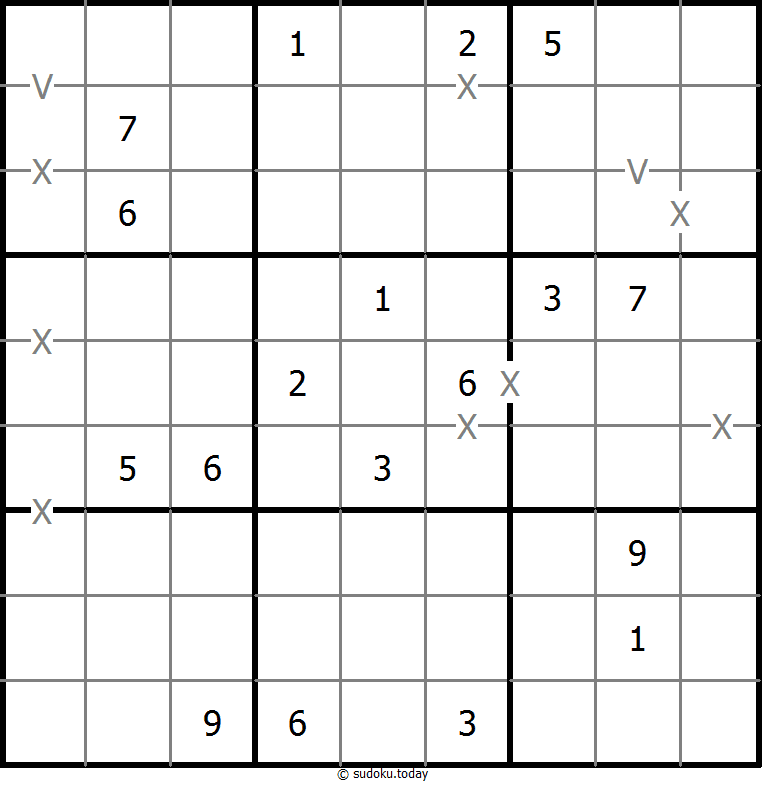 Sudoku XV (no totalmente marcado)