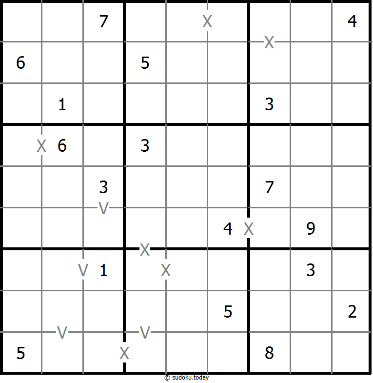 Sudoku XV (no totalmente marcado)