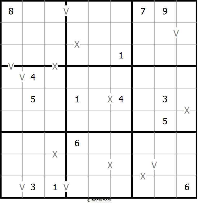Sudoku XV (no totalmente marcado)