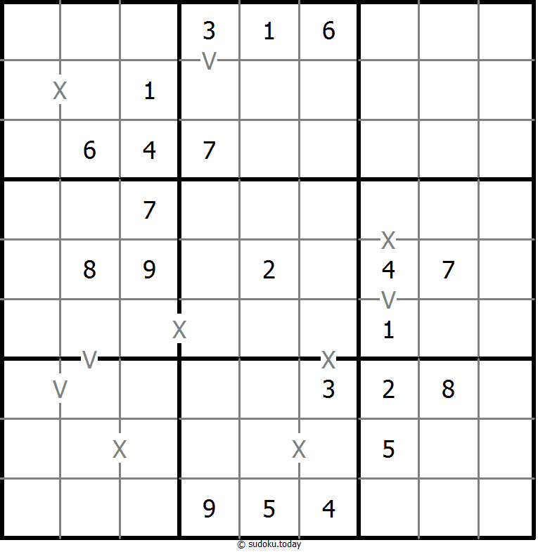 Sudoku XV (no totalmente marcado)