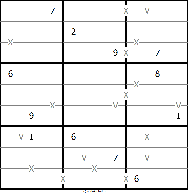 Sudoku XV (no totalmente marcado)