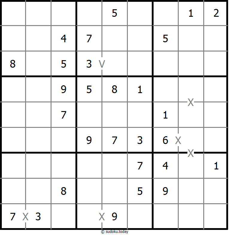 Sudoku XV (no totalmente marcado)