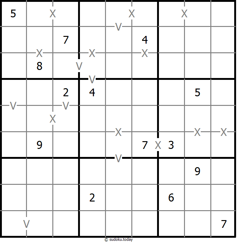 Sudoku XV (no totalmente marcado)