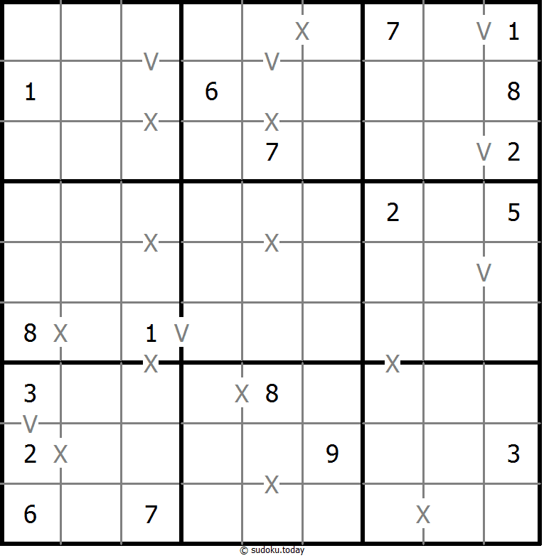 Sudoku XV (no totalmente marcado)