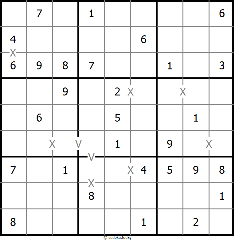 Sudoku XV (no totalmente marcado)