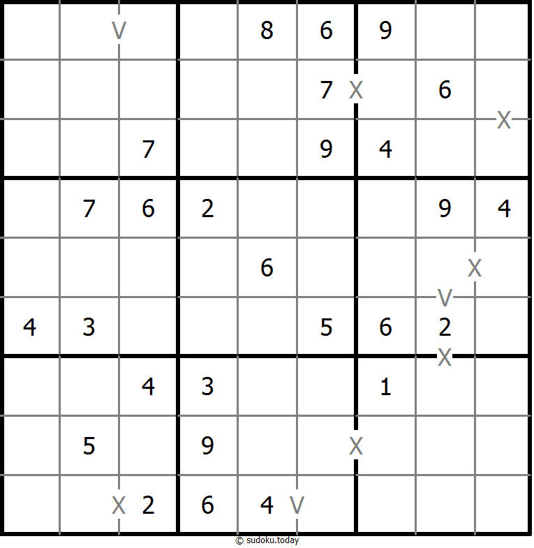 Sudoku XV (no totalmente marcado)